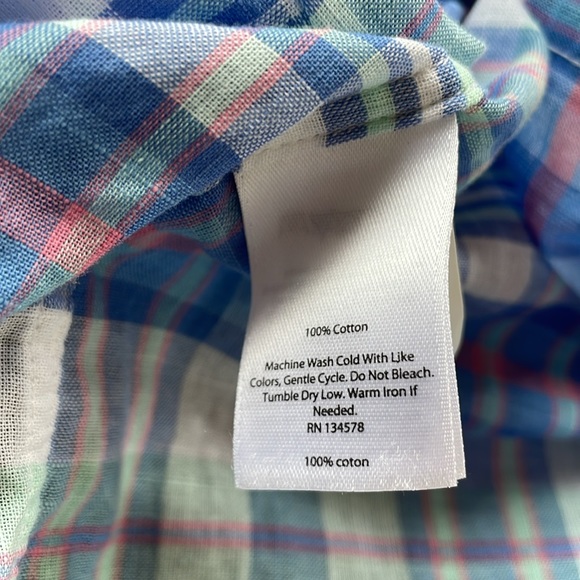 Vineyard Vines Plaid Slim Fit Tucker Long Sleeve Button Down Shirt - Picture 10 of 12
